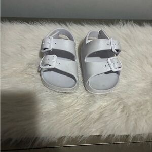 Kids White Sandals